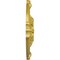 Ekena Millwork Hamilton Ceiling Medallion (Fits Canopies up to 3 3/4"), Hand-Painted Rich Gold, 17 3/8"OD x 1 3/4"P CM17HARGS - alternate 3